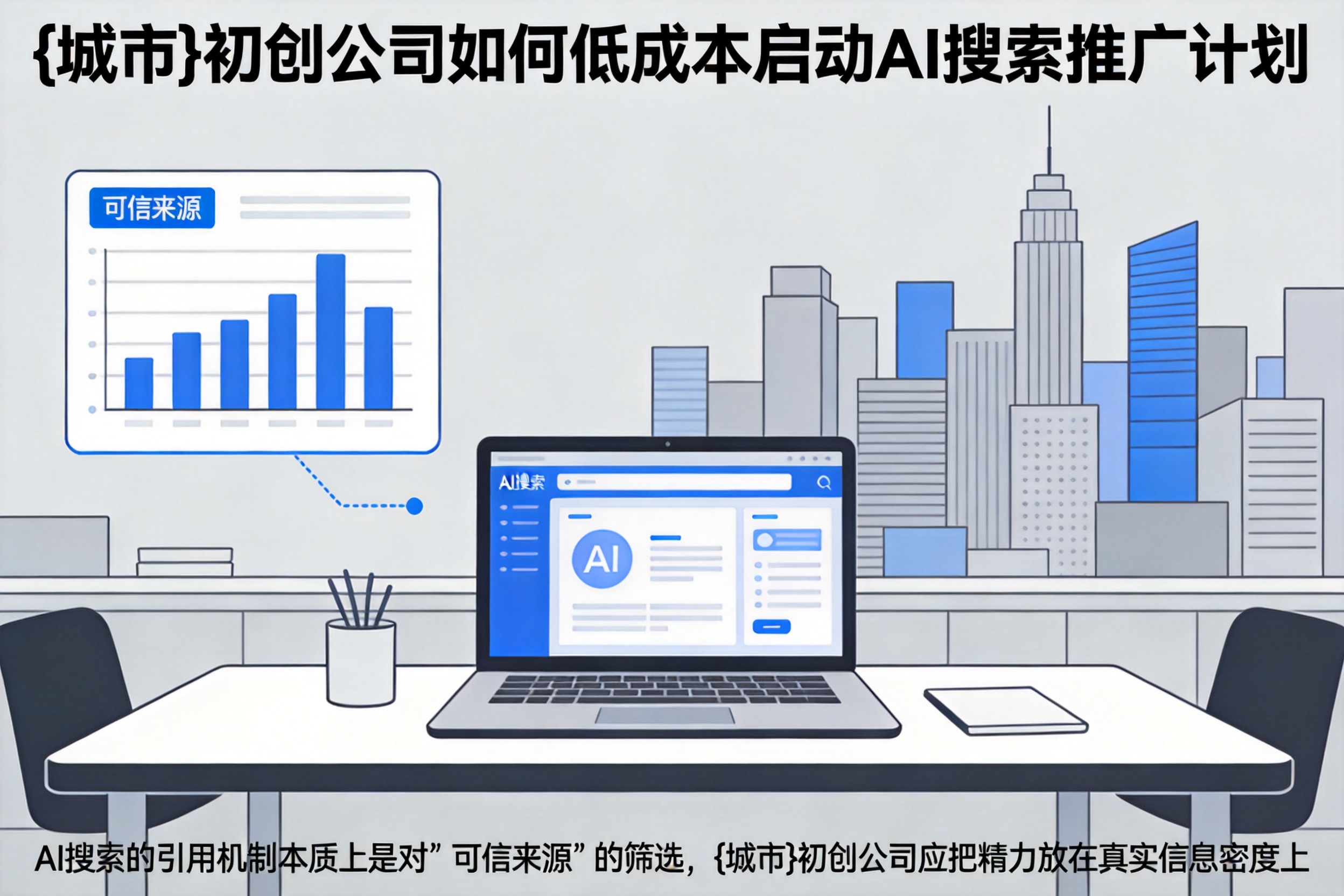 大城初创公司如何低成本启动AI搜索推广计划